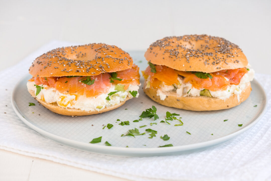 home made bagel